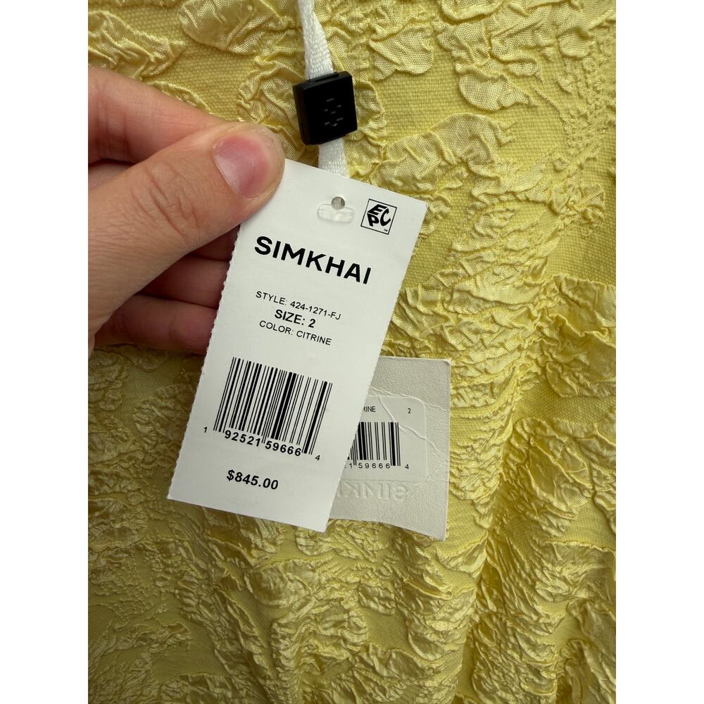 Simkhai Rosalie jacquard midi dress NWT 2 - Picture 6 of 13